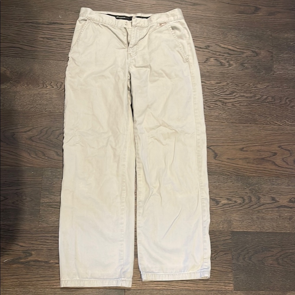 Calvin Klein Cream Straight Jeans